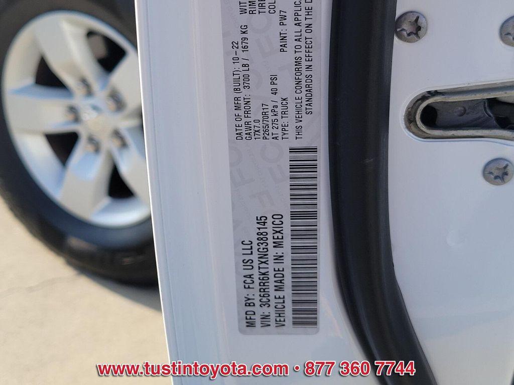 used 2022 Ram 1500 car, priced at $32,998