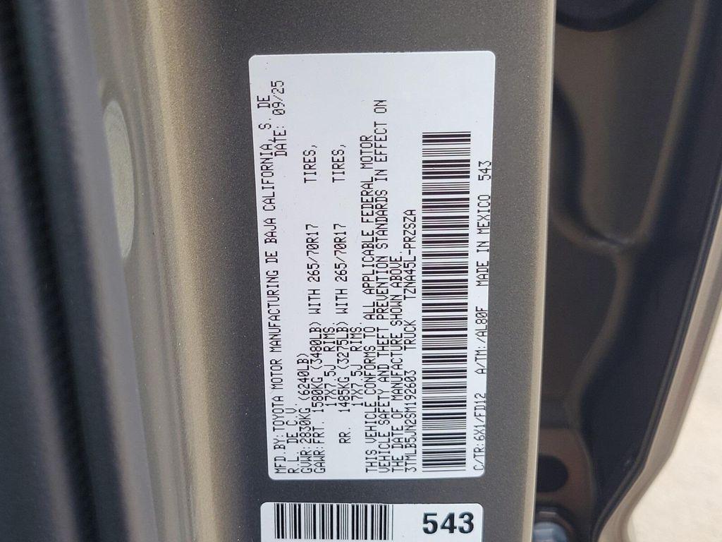 new 2025 Toyota Tacoma car, priced at $47,427