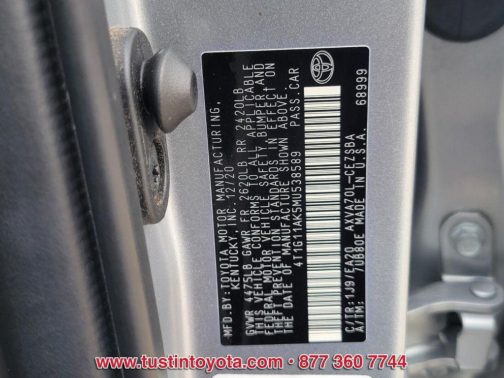used 2021 Toyota Camry car, priced at $25,888