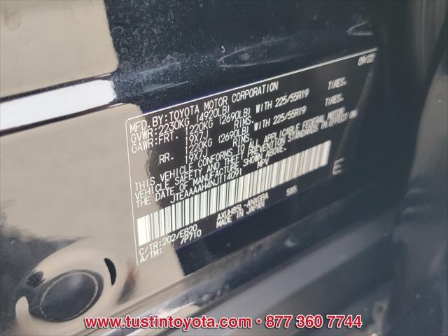 used 2022 Toyota Venza car, priced at $35,550
