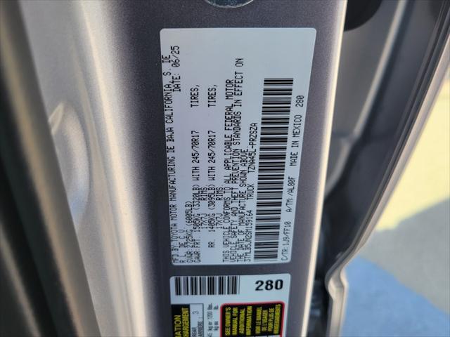 new 2025 Toyota Tacoma car, priced at $44,377