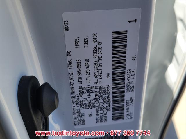 used 2023 Toyota Sequoia car, priced at $79,500
