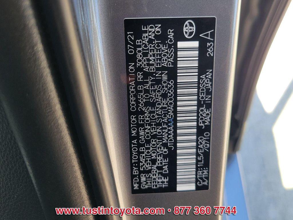 used 2021 Toyota Mirai car, priced at $8,995