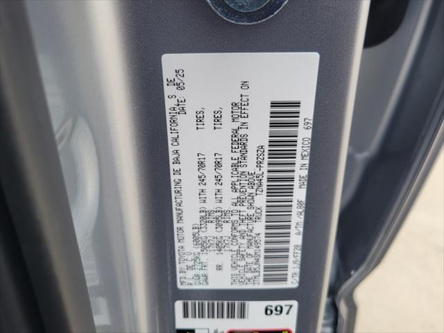 new 2025 Toyota Tacoma car, priced at $45,467
