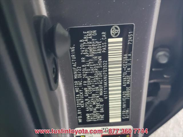 used 2022 Toyota Camry car, priced at $26,997