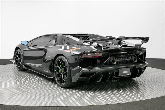 used 2021 Lamborghini Aventador SVJ car, priced at $899,000