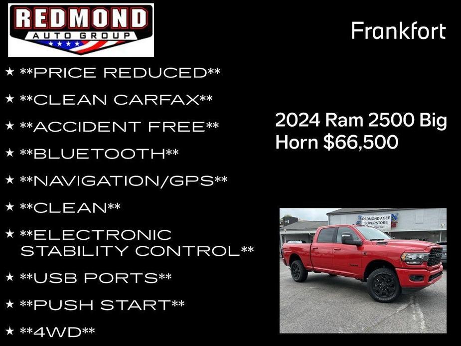 new 2024 Ram 2500 car, priced at $66,500