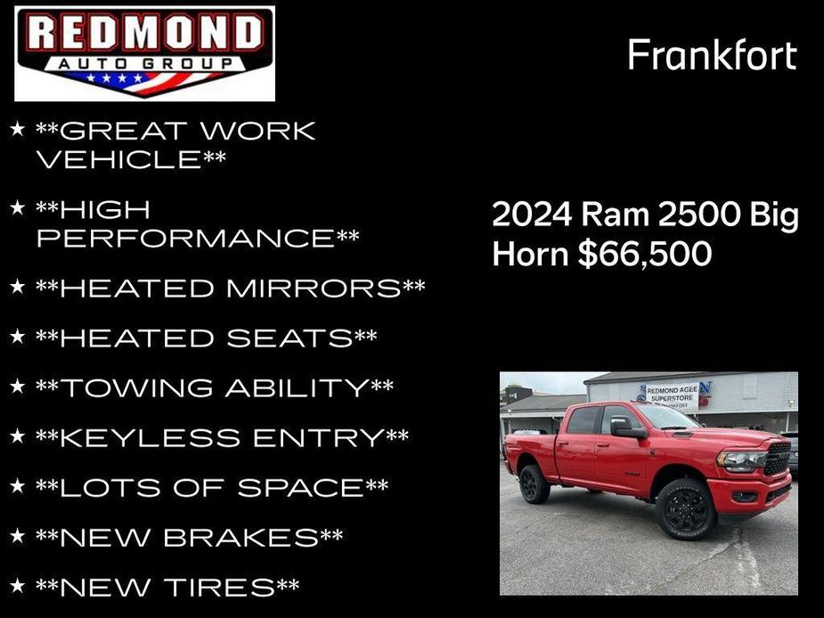 new 2024 Ram 2500 car, priced at $66,500