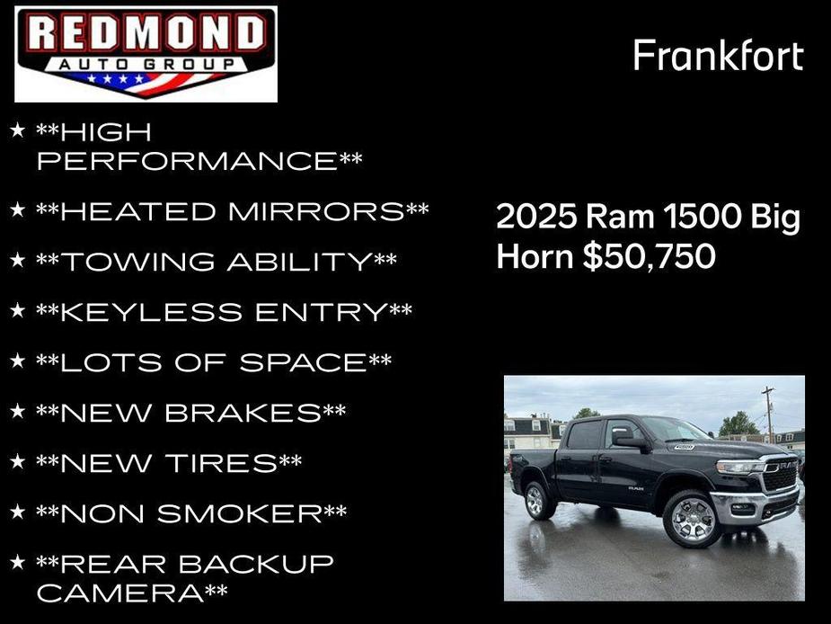 new 2025 Ram 1500 car, priced at $50,750