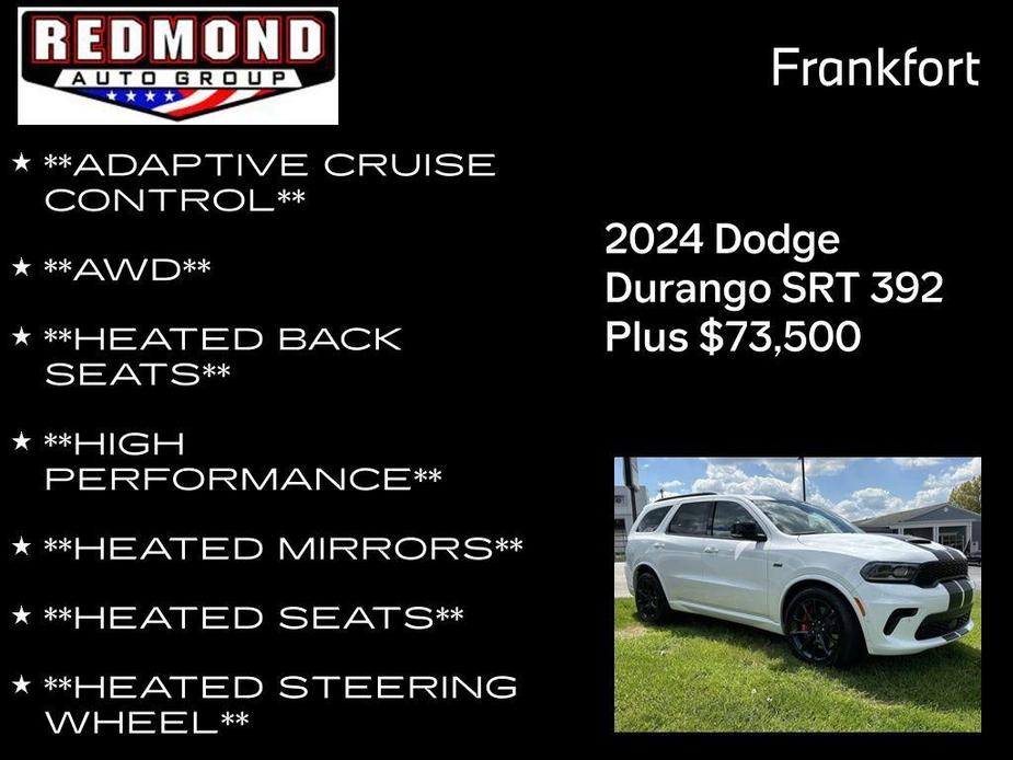 new 2024 Dodge Durango car, priced at $73,500