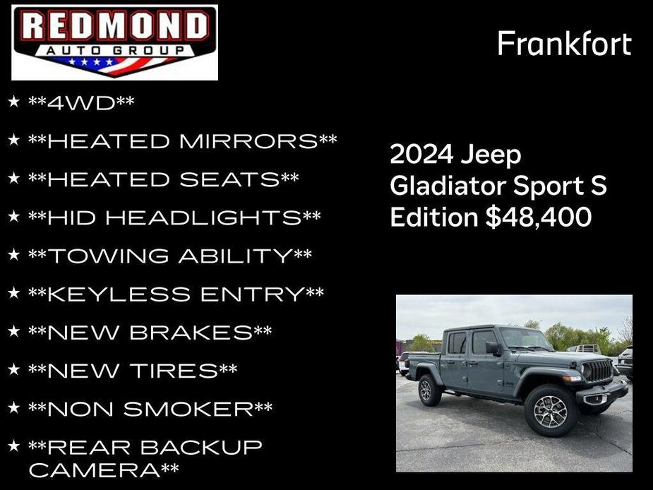 new 2024 Jeep Gladiator car, priced at $48,400