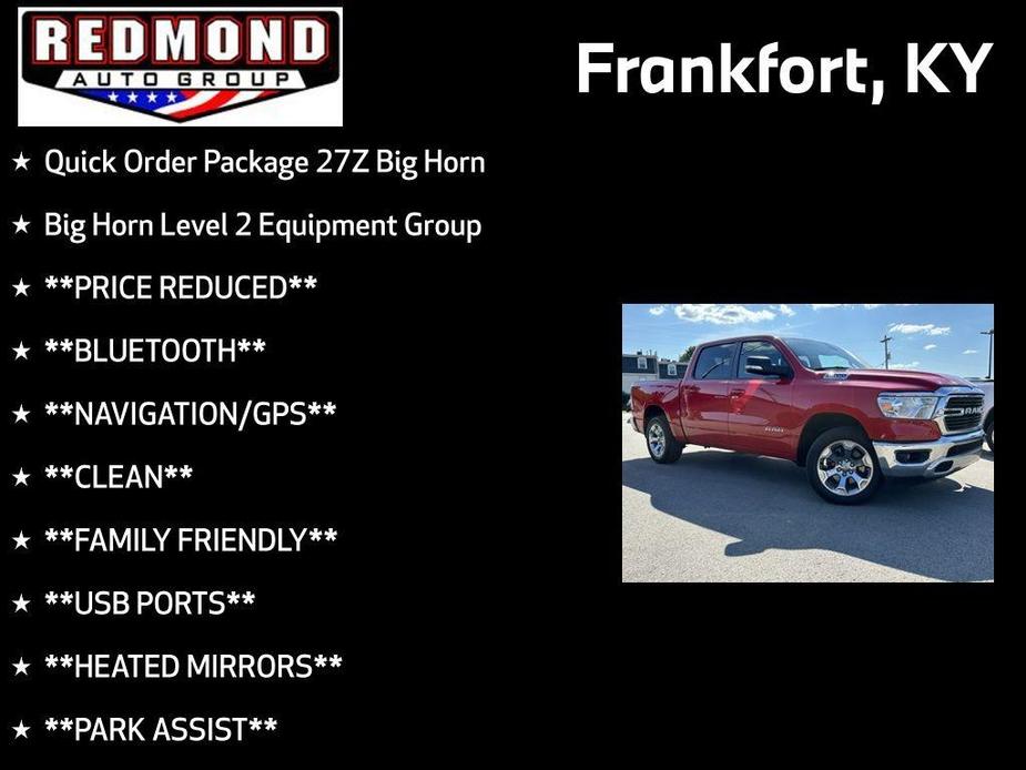 used 2021 Ram 1500 car, priced at $33,900