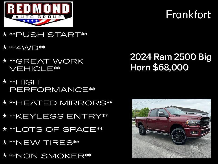 new 2024 Ram 2500 car, priced at $68,000