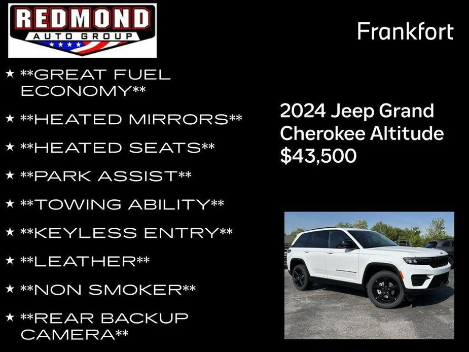 new 2024 Jeep Grand Cherokee car, priced at $43,500