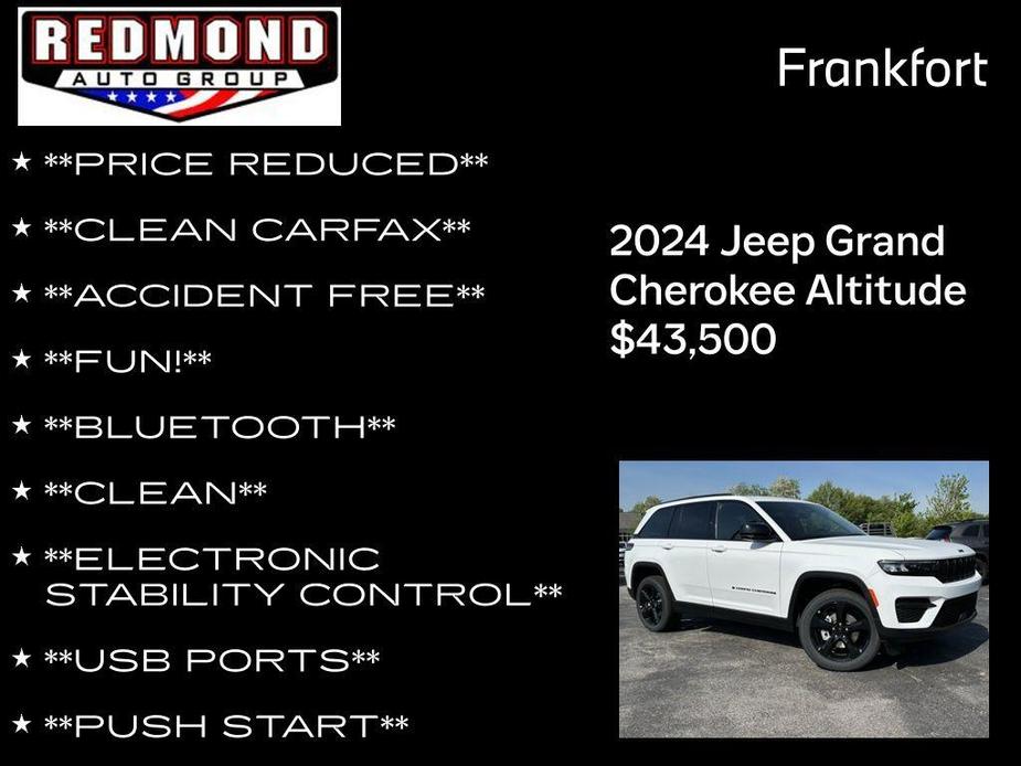 new 2024 Jeep Grand Cherokee car, priced at $43,500