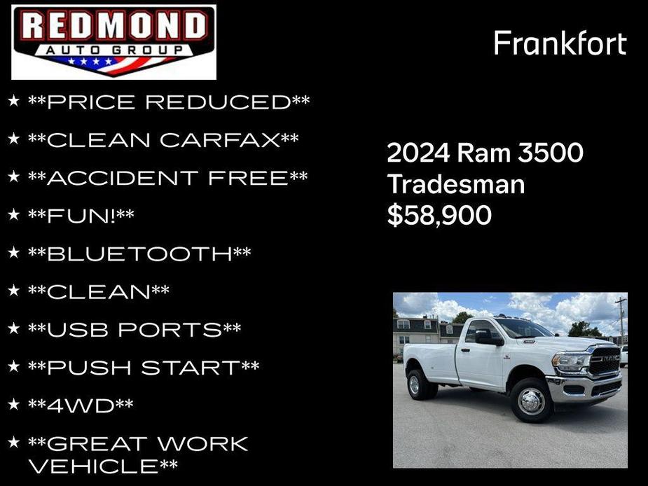 new 2024 Ram 3500 car, priced at $58,900