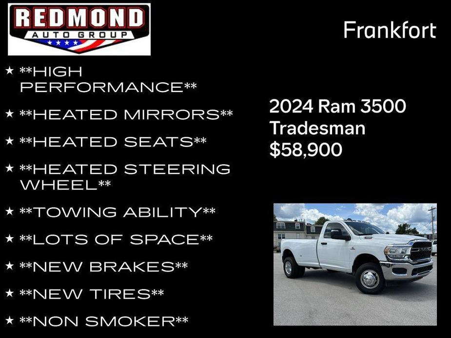 new 2024 Ram 3500 car, priced at $58,900