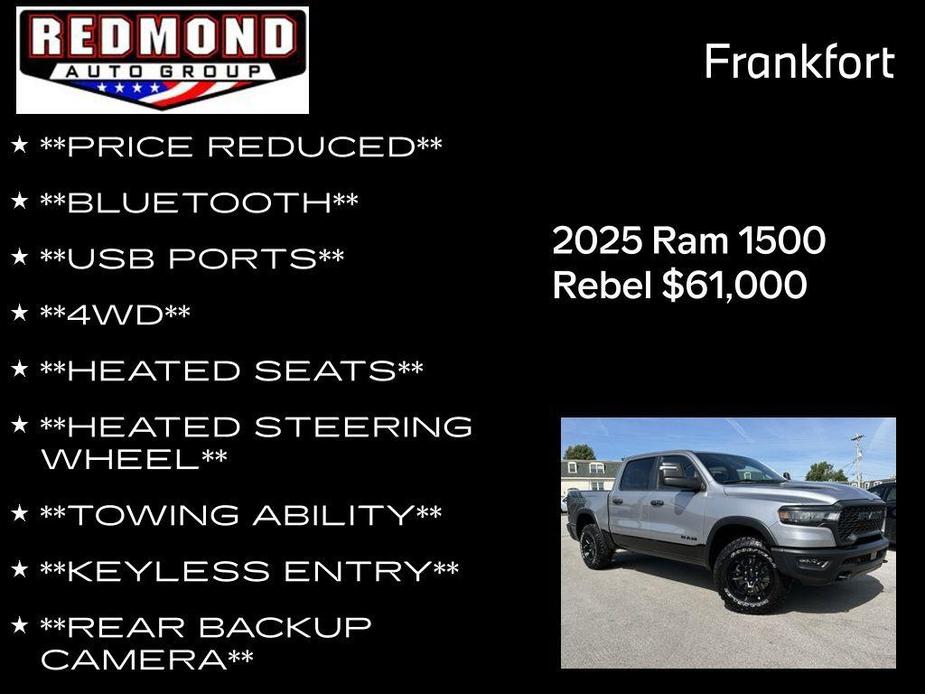 new 2025 Ram 1500 car, priced at $61,000