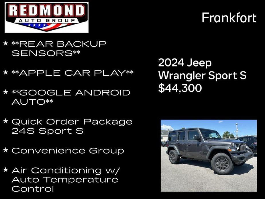 new 2024 Jeep Wrangler car, priced at $44,300