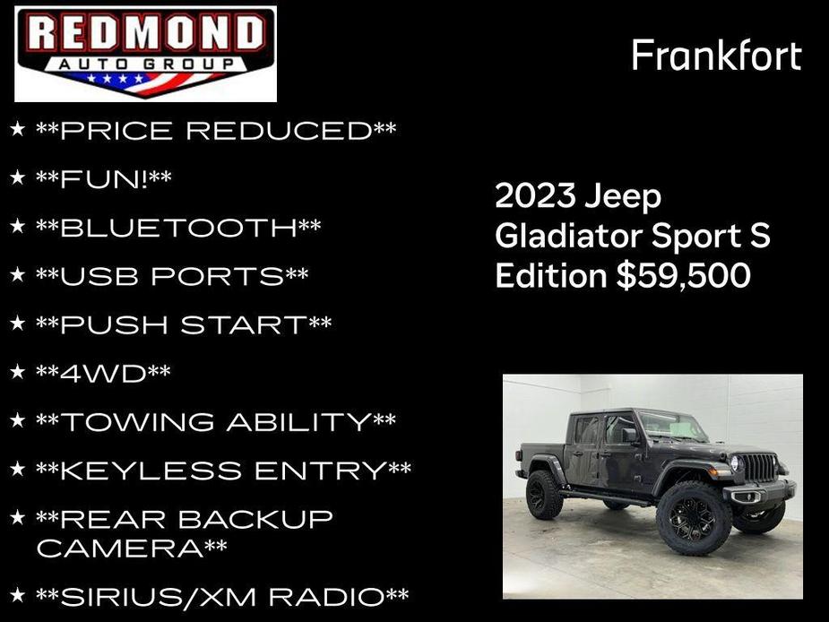 new 2023 Jeep Gladiator car, priced at $59,500