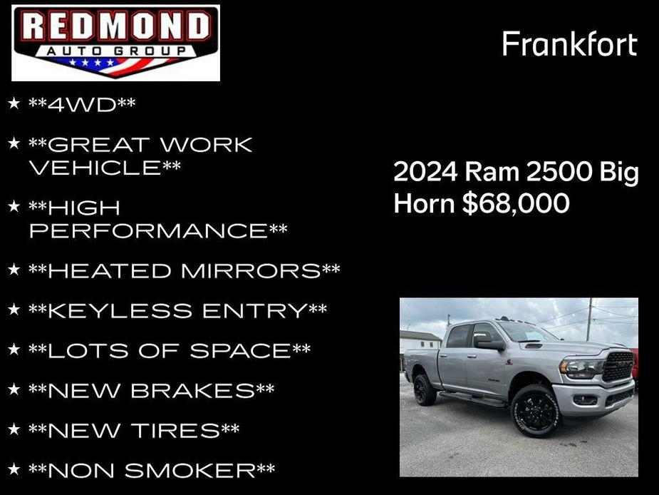 new 2024 Ram 2500 car, priced at $68,000