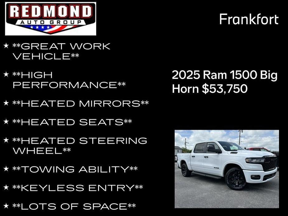 new 2025 Ram 1500 car, priced at $53,750