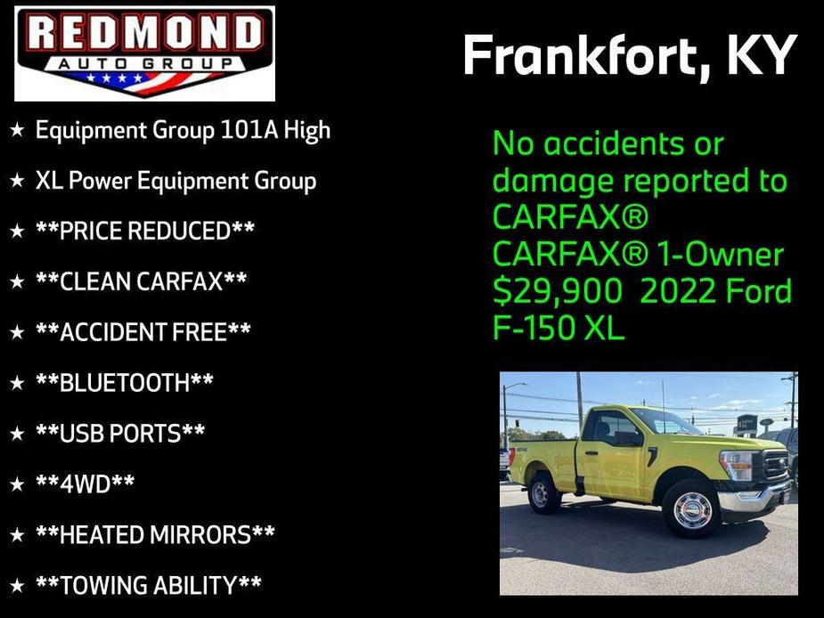 used 2022 Ford F-150 car, priced at $29,900