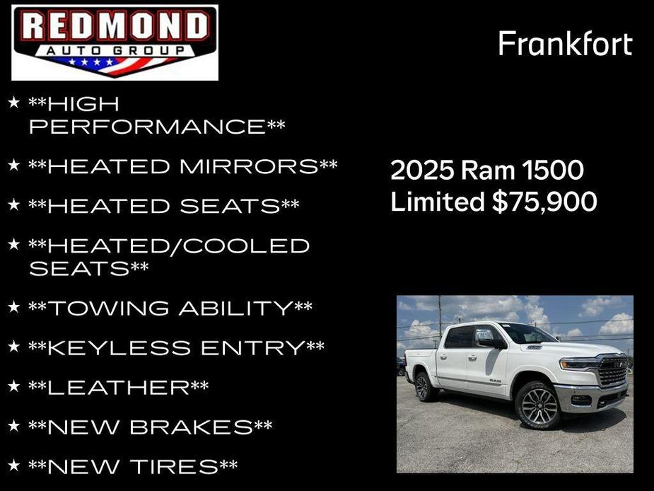 new 2025 Ram 1500 car, priced at $75,900