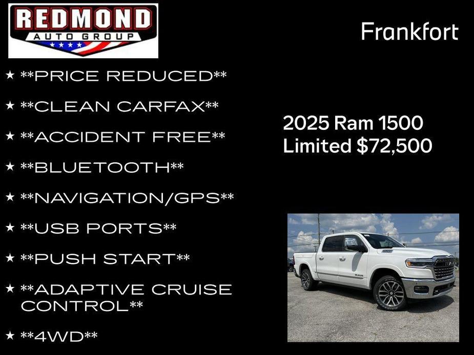 new 2025 Ram 1500 car, priced at $72,500