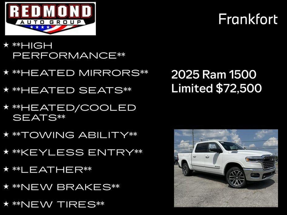 new 2025 Ram 1500 car, priced at $72,500