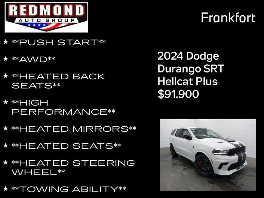 new 2024 Dodge Durango car, priced at $91,900