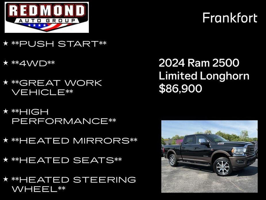 new 2024 Ram 2500 car, priced at $86,900