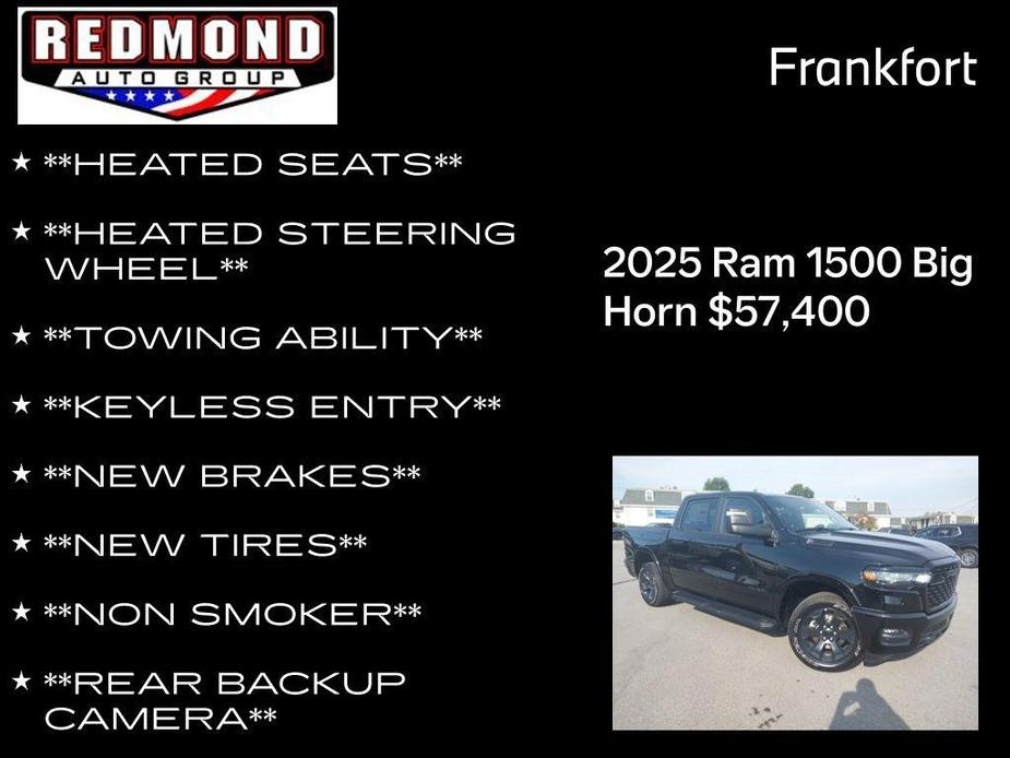 new 2025 Ram 1500 car, priced at $57,400