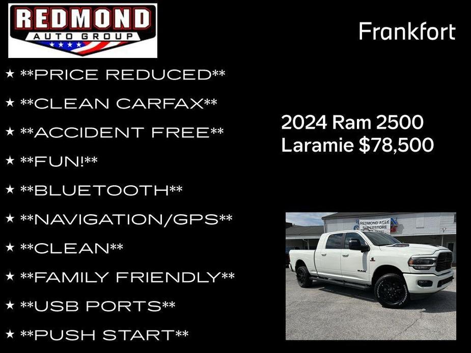 new 2024 Ram 2500 car, priced at $78,500