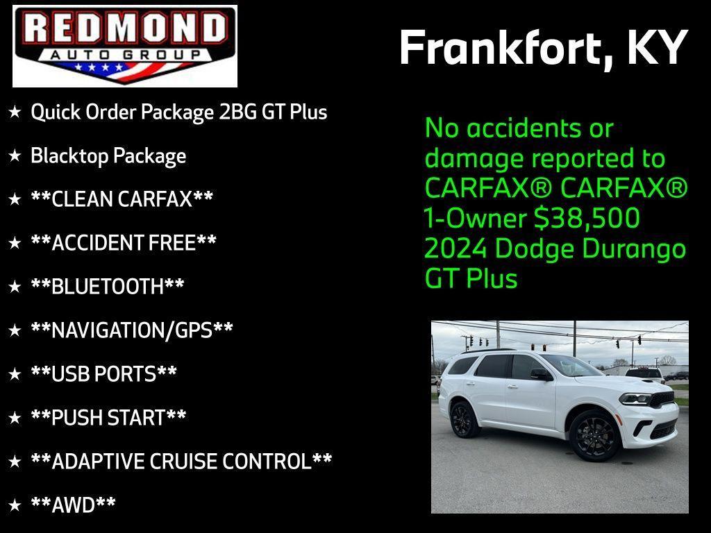 used 2024 Dodge Durango car, priced at $38,500