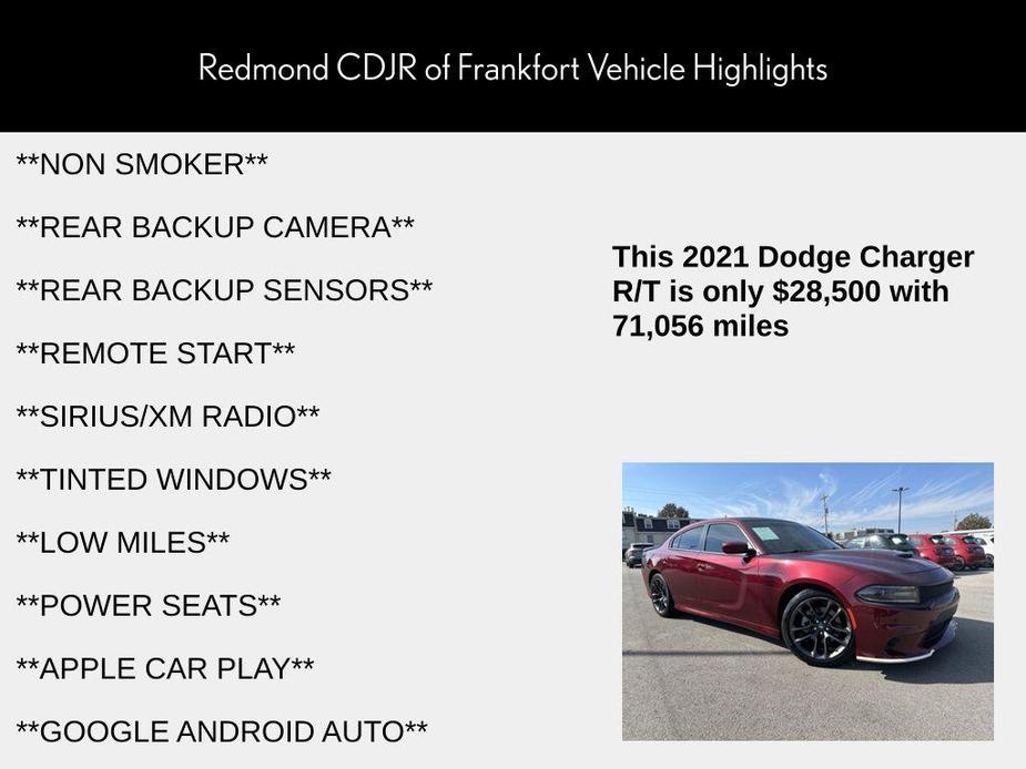 used 2021 Dodge Charger car, priced at $28,500