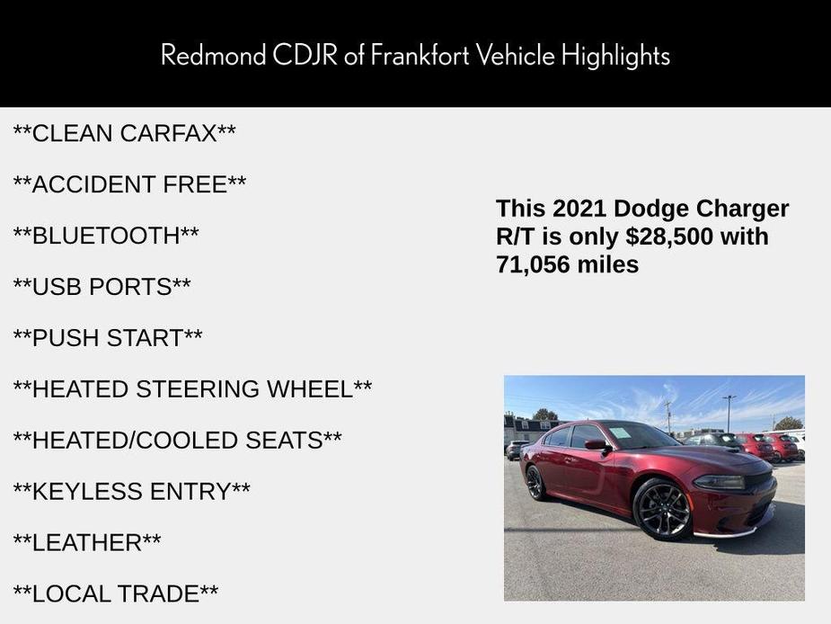 used 2021 Dodge Charger car, priced at $28,500