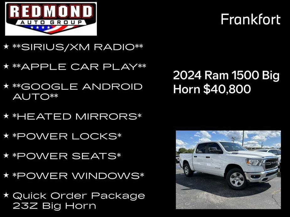 new 2024 Ram 1500 car, priced at $40,800