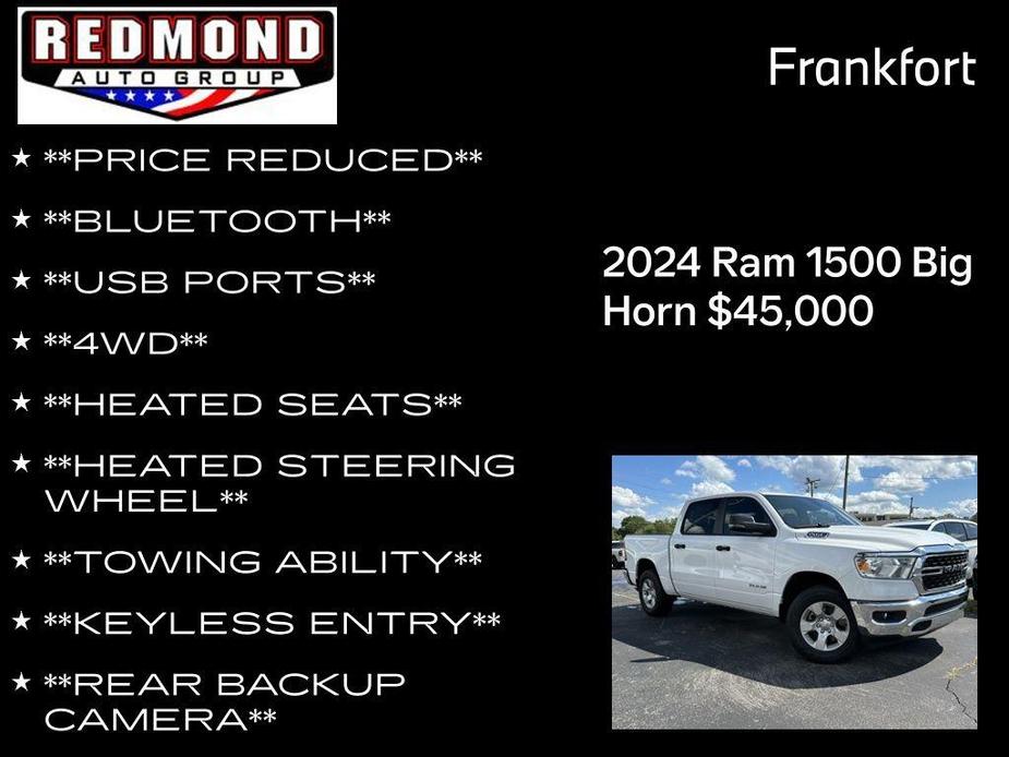 new 2024 Ram 1500 car, priced at $45,000