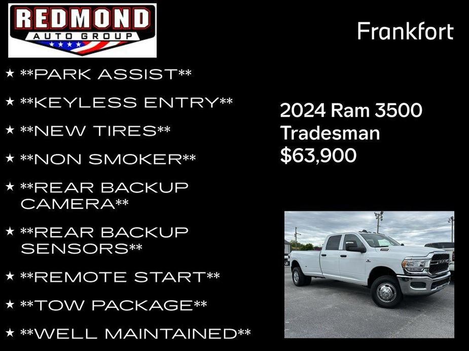 new 2024 Ram 3500 car, priced at $63,900