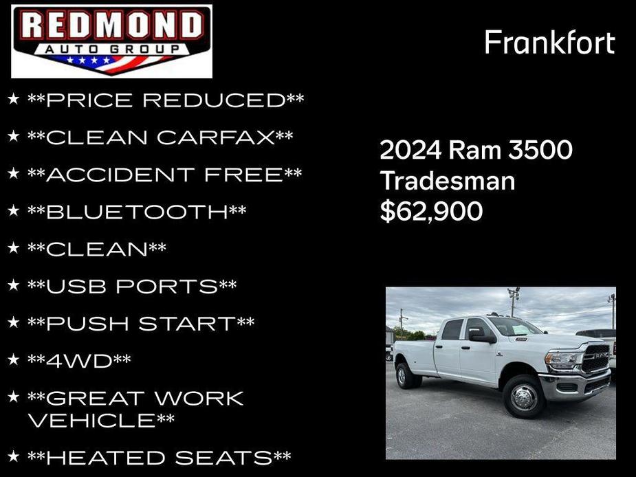 new 2024 Ram 3500 car, priced at $62,900