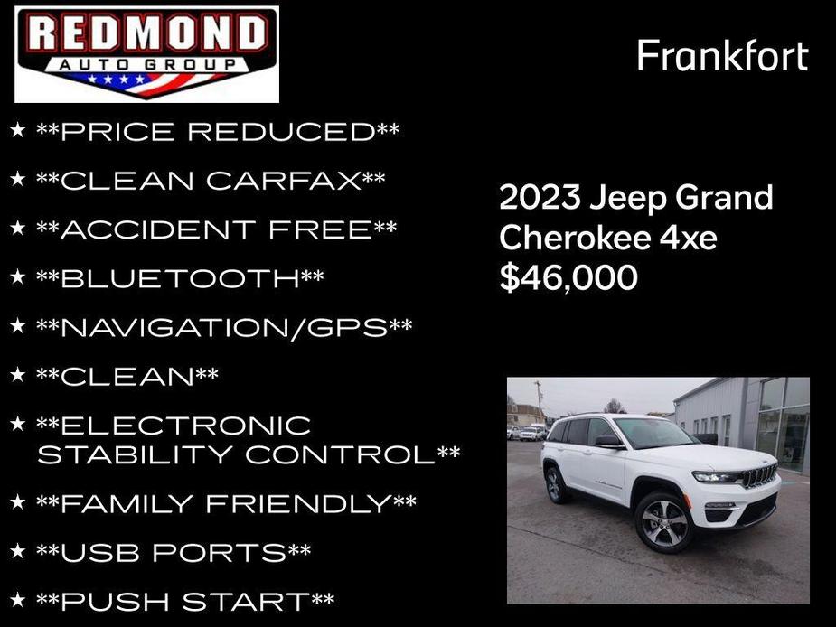 new 2023 Jeep Grand Cherokee 4xe car, priced at $46,000