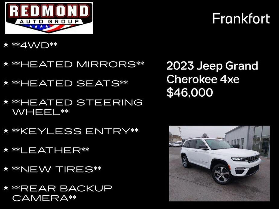 new 2023 Jeep Grand Cherokee 4xe car, priced at $46,000