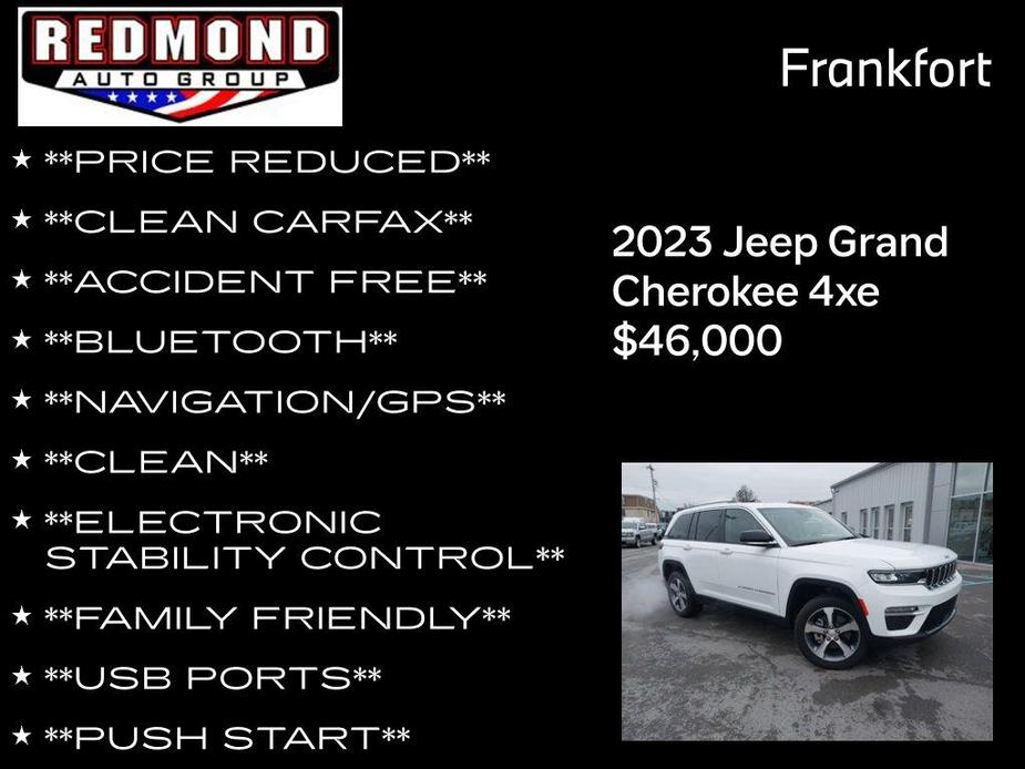 new 2023 Jeep Grand Cherokee 4xe car, priced at $46,000