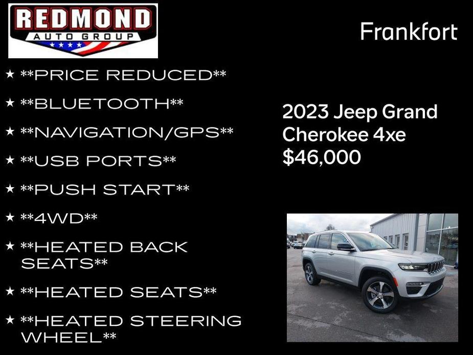 new 2023 Jeep Grand Cherokee 4xe car, priced at $46,000