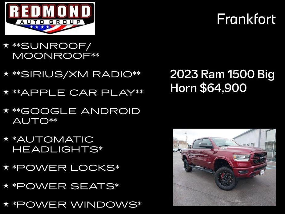 new 2023 Ram 1500 car, priced at $64,900