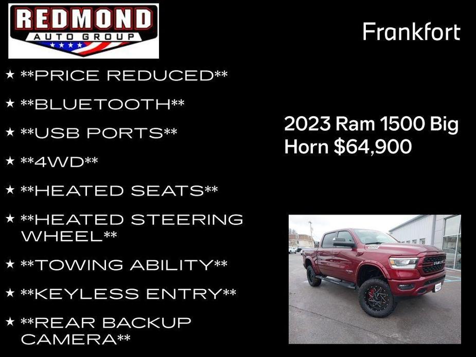 new 2023 Ram 1500 car, priced at $64,900