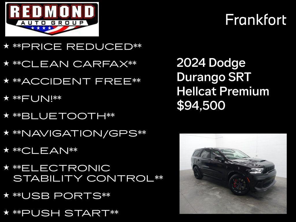 new 2024 Dodge Durango car, priced at $94,500