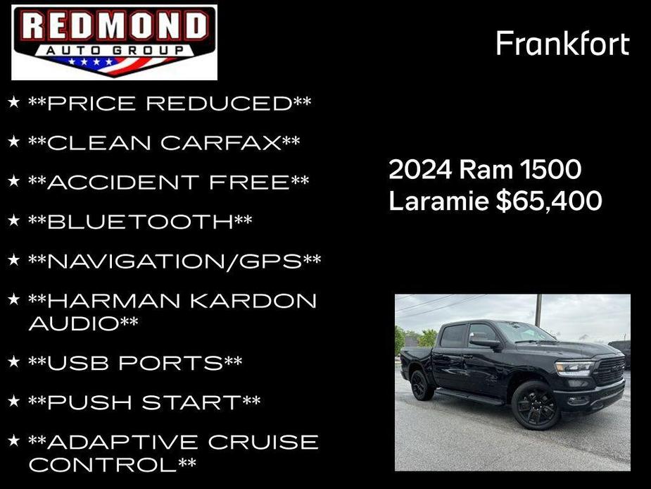 new 2024 Ram 1500 car, priced at $65,400