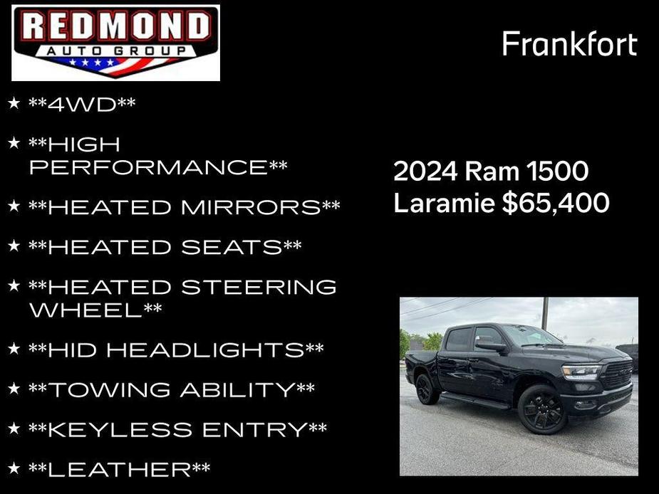 new 2024 Ram 1500 car, priced at $65,400